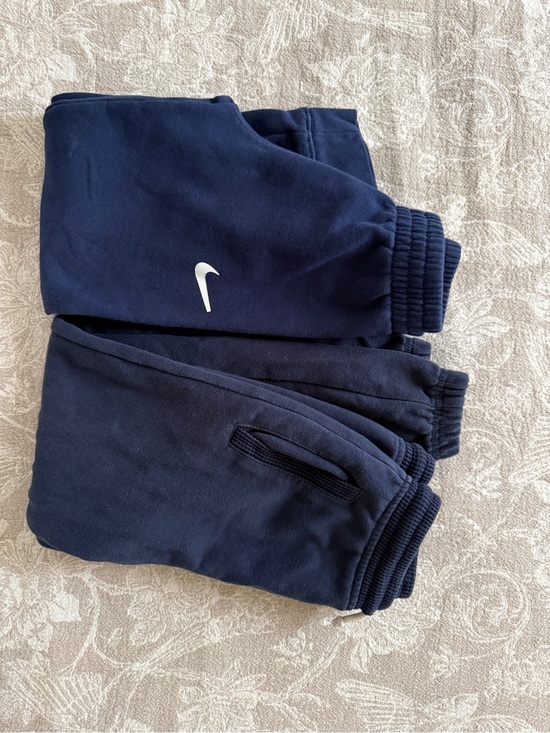 Nike Other - Nike Navy Blue Kids Joggers with White Swoosh